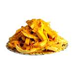 Chips , Cheese & Curry Sauce 